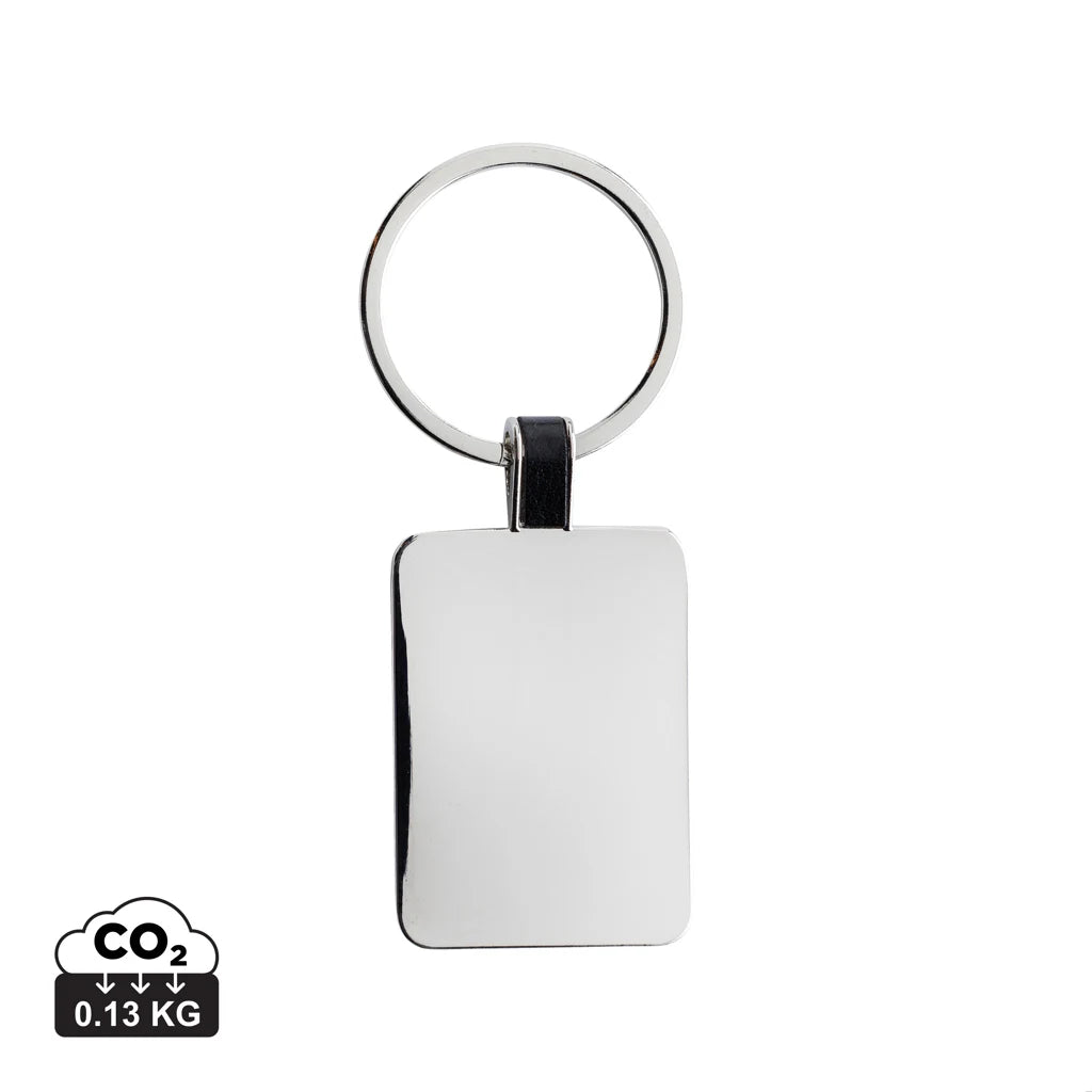 RCS Recycled Zinc Alloy Promotional Rectangular Keychain & Carabiner Eco-Friendly Carabiner for Marketing & Branding