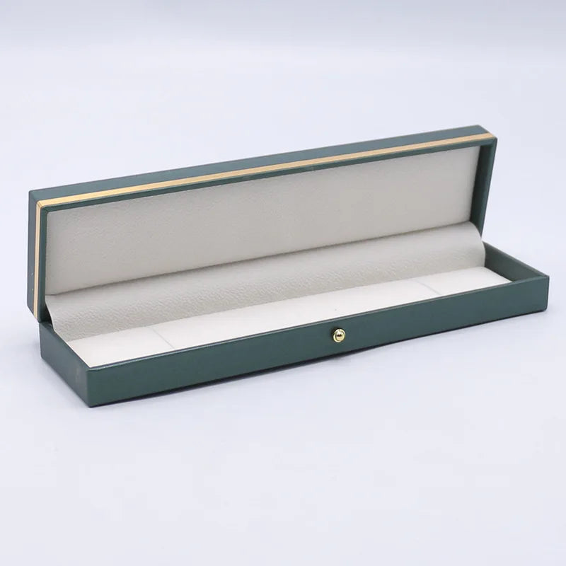 Fashion Hot Custom logo Put Bracelet Box Leather Multi-color Material Price Discount Long Bracelet Box