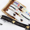 Graduation Satin Ribbon for Class of 2025  Party Customizable DIY Gift Packaging Ribbon Congrats Grad  Ribbon