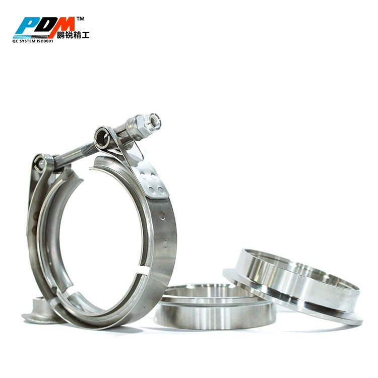 High Strength v Band Clamp and Flanges 3"Standard V Band Clamp With Male and Female Flanges VBK-S Type