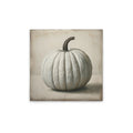 Made In Germany - Home Decor Canvas Picture Kitchen Motif Pumpkin - Wall Painting Mural In Cream And Beige - Stretcher Frame Art