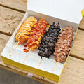 Korean Corn Dog Box 2 3 4 5 Pieces Corndog Boxes With Insert Packaging Corn Hot Dog Box MegaBDM