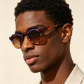 Mellume Hand Polished Round Acetate Sunglasses Classic Bold Retro Multi Color Sun Glasses Luxury Polarized Eyewear Factory MegaBDM