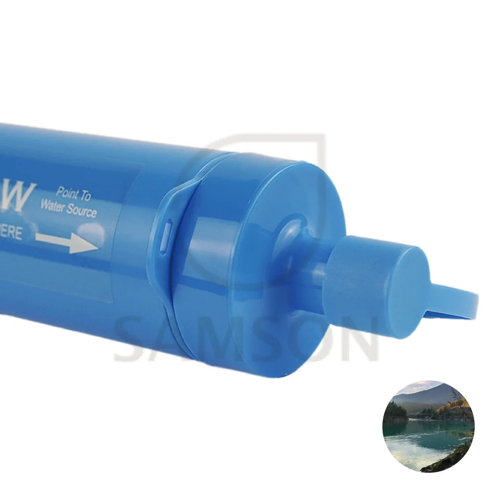Taiwan Hiking Water Filter Straw Model FS-001BL Featuring Wilderness Trips Ideal for Survival and Enasure Clean Drinking Water