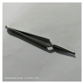 Stainless Steel Locksmith Pinning Self Locking Tweezers Rounded Tip Eco-Friendly Lightweight-Reusable Durable Design