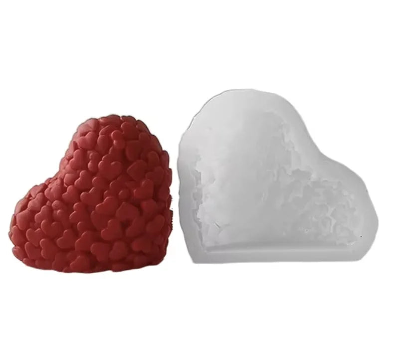 Factory Supply OEM Valentines Day Heart Scented Plaster Clay Decorations