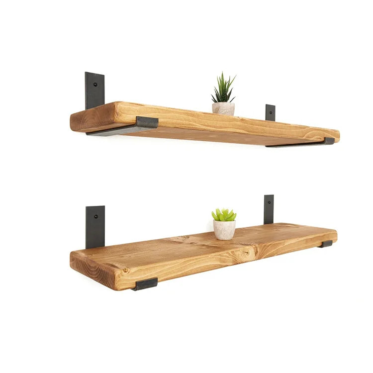 Custom Single-Tier Carved Wooden Storage Rack for Neat Home Wood Storage Holders and Racks for Bathroom and Living Room