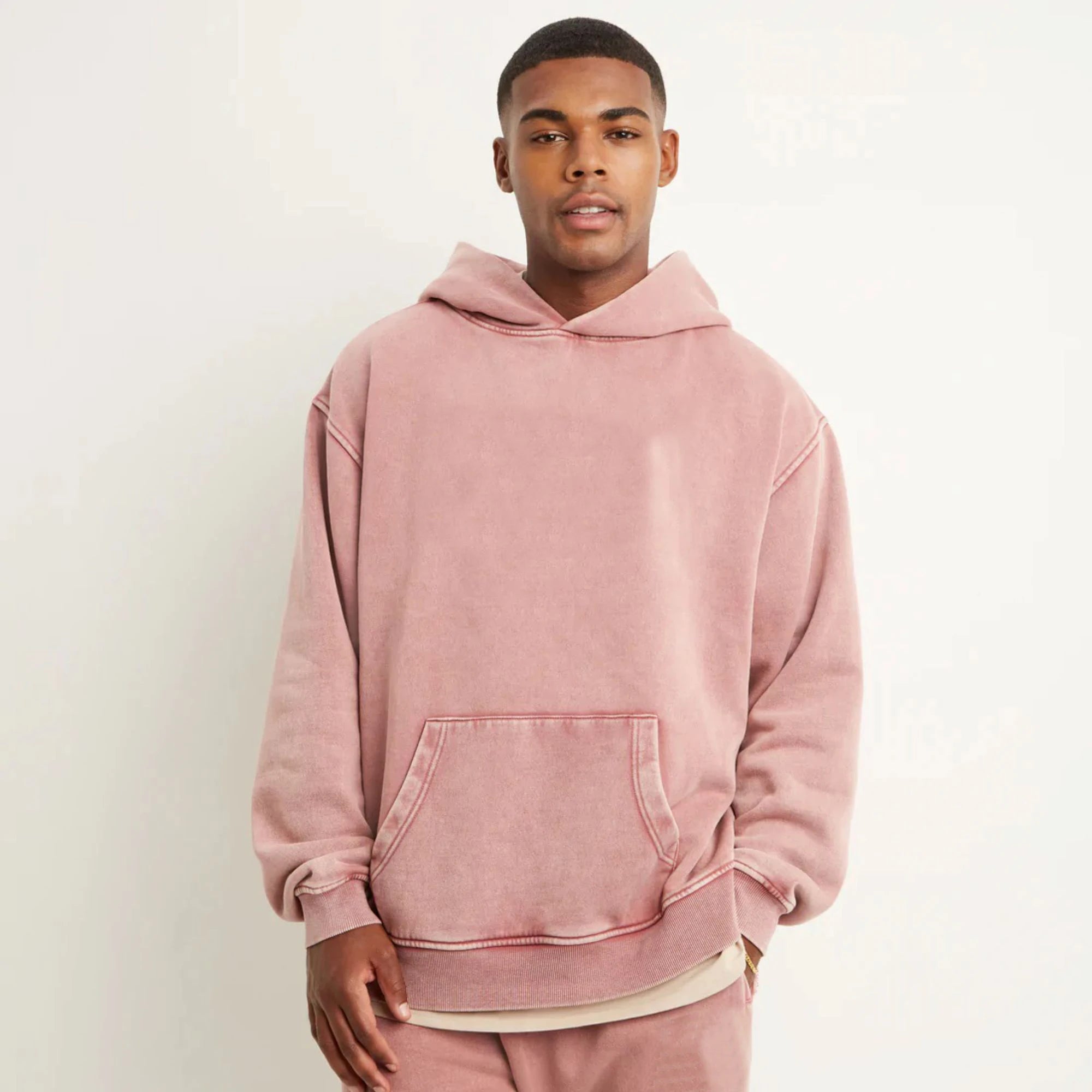 Hoodie Manufacturers Drop Shoulder Plain Luxury Heavy Weight French Terry Oversized 500gsm Zip up Men Cropped Blank Hoodie