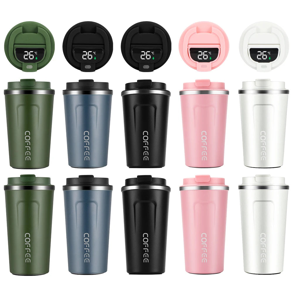 YATAI Vacuum Coffee Mug  380ml Stainless Steel Tumbler Spill Proof Cool Water Bottle Lid Car Water Bottles Wholesale Bulk
