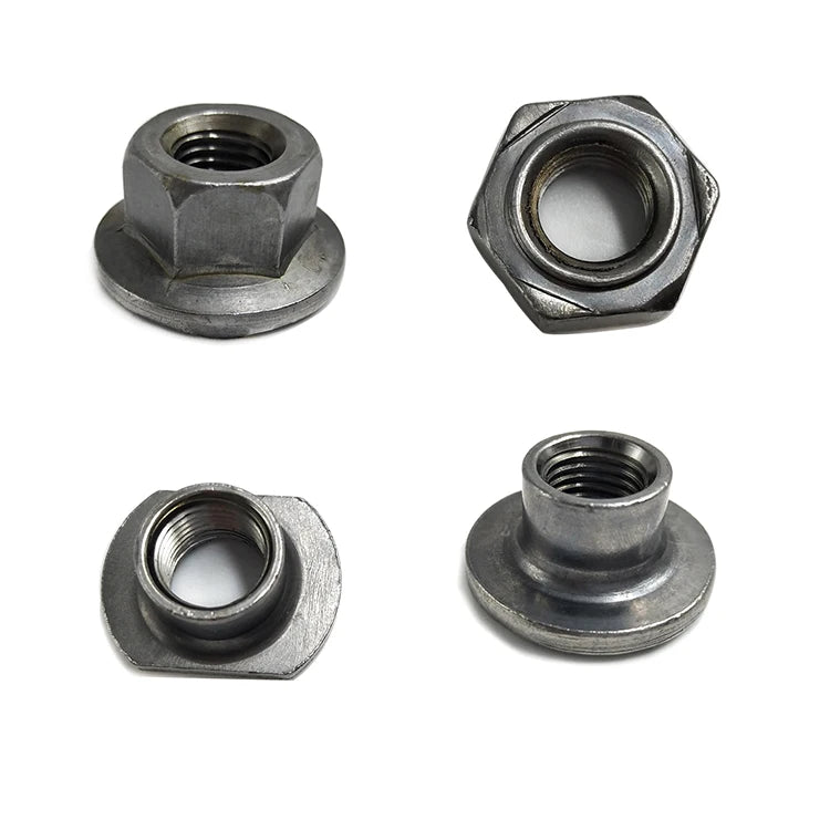 Wholesale Custom M5 M6 M8 M10 M16 M17 M20 Pcb Welded Type Nut Three Spot Weld Nuts Suppliers