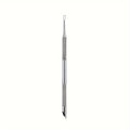 Stainless Steel Double-Ended Cuticle Pusher Remover Nail Art Cleaner Care Tool 1-Piece Set Durable Eco-friendly Manicure