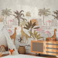 Germany Made Premium Photo Wall Mural Cream Beige Brown Green Non Woven Vinyl Modern Bedroom Wall Art Moisture-Proof Hospital
