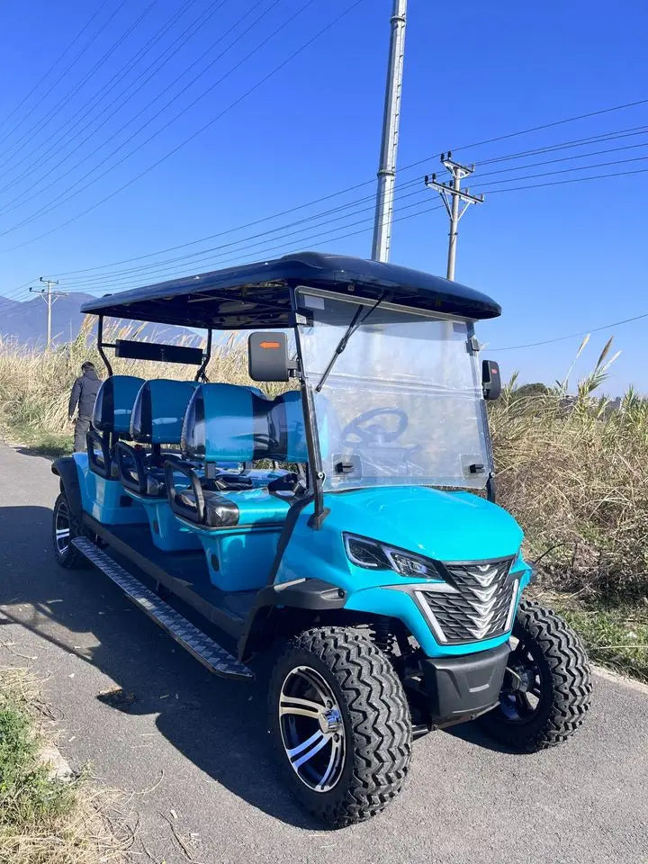 New Design Utility and Good Quality Battery Operated 72v 6 Seat Golfcart