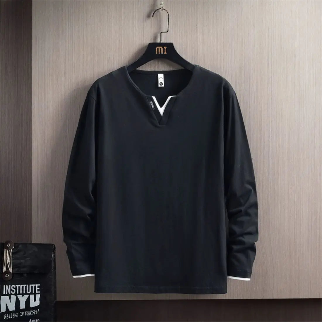 OEM custom logo embroidery printed design long-sleeved  men spring and autumn style pure cotton autumn wear sweatshirt