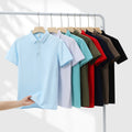 Men's Custom Logo Cotton and Polyester Embroidery Wicking Dry for Polo Shirts Whole Sales Printed Jersey Fabric