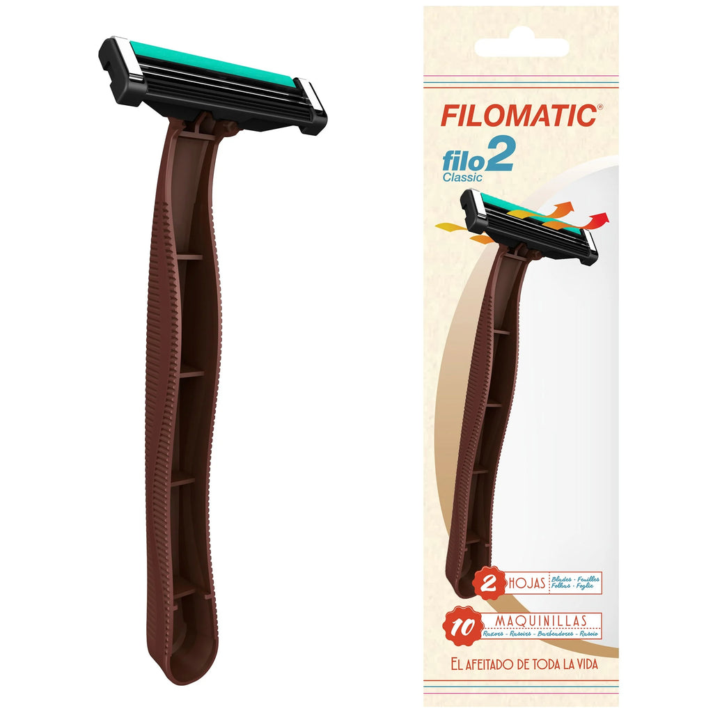 BAG OF 10 UNITS BLACK+BROWN+GREEN RAZOR EDGE 2