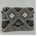 Custom Made Pearl Embroidered Zippered Pouches with RFID Protection Adjustable Strap 1kg Capacity for Fashion Accessory Stores