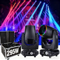 Advanced 295W Bright Beam Moving Head Light with DMX512 Control 8-60Â° Zoom Aluminum Housing for DJ Party Wedding Events
