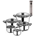 Eight-piece San Ignacio+ cookware set Bergner Copper Oil and Vinegar Sprayer 4x17.5cm in stainless steel