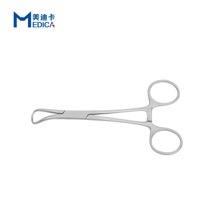Veterinary Orthopedic Fracture Surgical Basic Instrument Backhuas Towel Soft Tissue Forceps with Handle