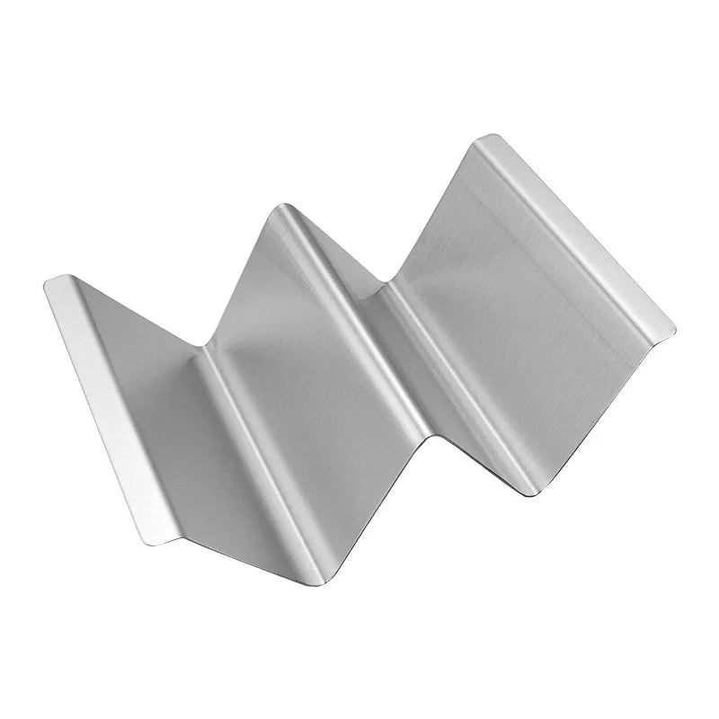 430 Stainless Steel Sliver Color Sushi  Hand Roll Taco Holder Stand Rack Multi Grid Metal Tray Restaurant  Serving Wholesale