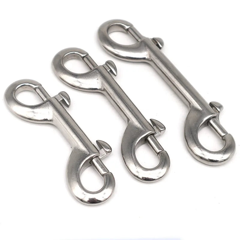Premium Quality S.SN19-12.85 Stainless Steel 304 316 Safety Hook D Ring Various Applications High Premium Stainless Steel Hook MegaBDM
