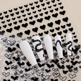 Environmentally Friendly Fashionable Exquisite Nail Decals DIY Wholesale Custom Nail Decals 3D Nail Art Decals