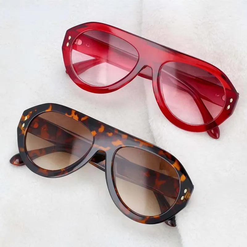 Logo Custom 2026 Fashion Vintage Men Big Frame Pilot Sun Glasses UV400 Oversized Sunglasses Goggles for Women