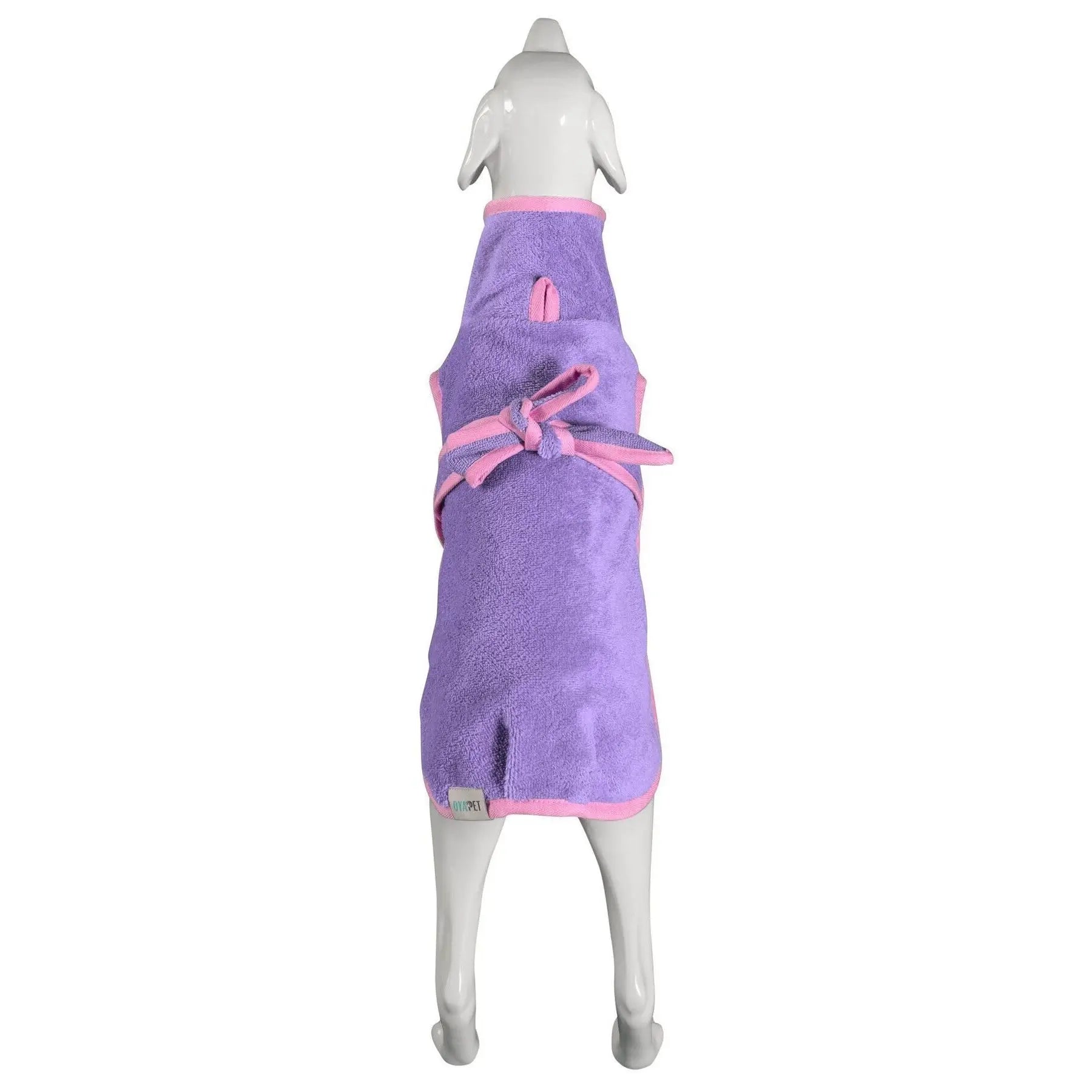 Stock Eco-Friendly Luxury Bathrobe for Dogs Large Size Quick-Drying Soft Bamboo Coat Adjustable Neck Sustainable Bathroom