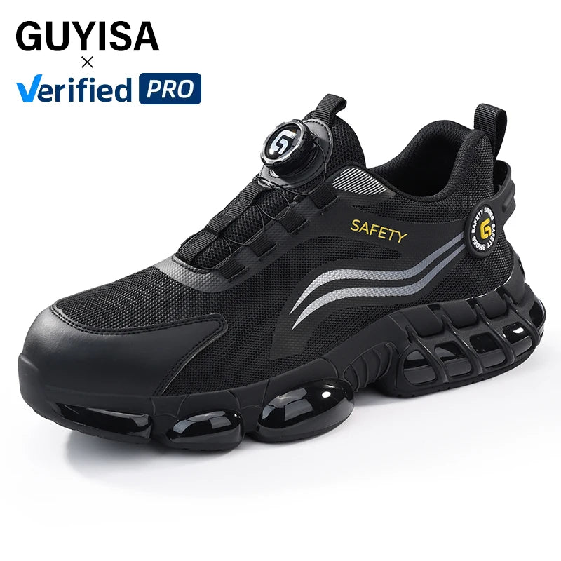 GUYISA Safety Shoes Light Low Cut Usex Anti-puncture Shoes Safety Shoes for Men MegaBDM