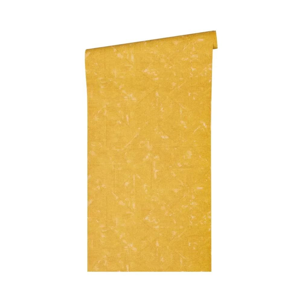 Made in Germany - Luxury Wallpaper rolls Design Yellow Non Woven Vinyl Contract Wallpaper for Hotel - 1005 x 053 m
