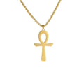 Geometry Jewelry Religious Peace Men China Wholesale Stainless Steel Gold Plated Link Chain Necklace
