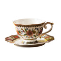 Wholesale Customizable French Retro Exquisite 200ml Ceramic Coffee Cup Set Suitable for Hotels Bars and Restaurants