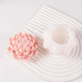 Silicone Lotus Flower Candle Molds for 3D Blooming Flowers Soap DIY Making Chocolate Fudge Tools Home Crafts