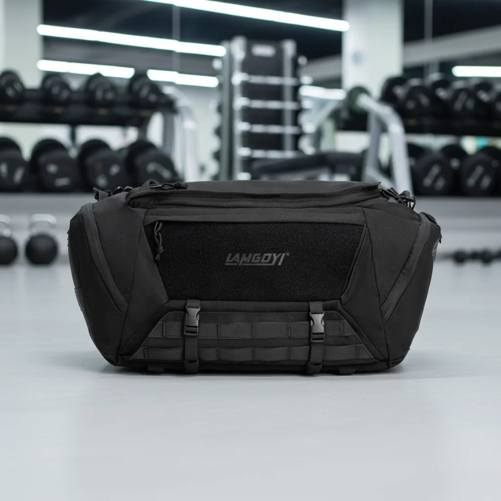 LAMGOYI Duffle Custom Logo Backpack Luggage Travel Bags Training Gym Bag for Men Tactical Backpacks Men's Waterproof Gym Bag