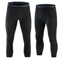 Top Selling Men's Workout Leggings Football Fitness Compression Tight Gym Pants Digital Print High Street Style
