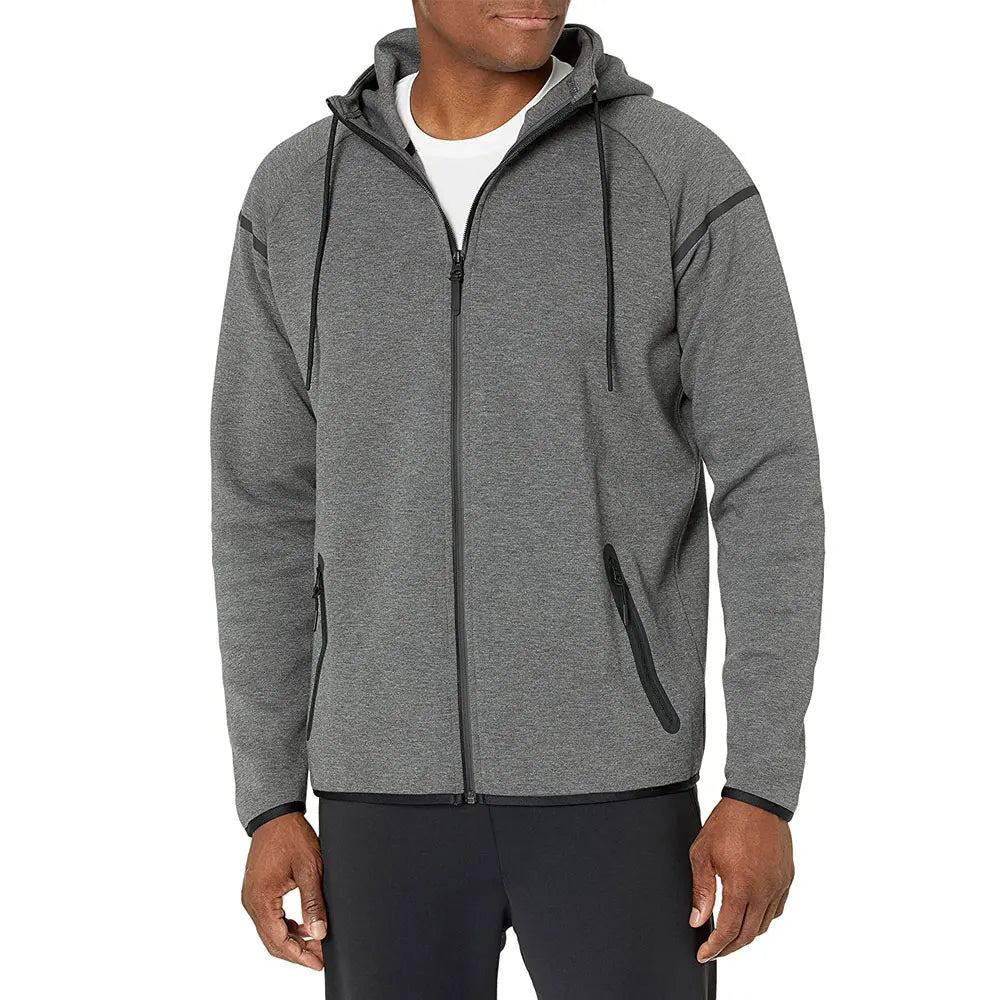 Full Zip up Lined Hoodie Oversize 500 400gsm Fleece 100% Organic Cotton Heavyweight Boxy Custom Cropped Winter Men's