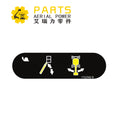 DECAL 1702566 for JLG Boom Lift