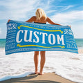 Wholesale Microfiber Beach Towel Custom Beach Towel Print Photo Printing Beach Towel