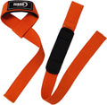 Hot Sale Custom Logo Nylon Neoprene-Padded Lightweight No-Slip Gym Training Straps Elastic Weight Lifting Powerlifting Straps