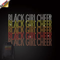 Wholesale Black Girl Cheer Rhinestone Transfer