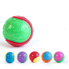 Natural Rubber Dog Ball Latex Pet Squeaky Toy Teeth Cleaning Fetch Puppy Chew Durable Toys TPR Excellent Sturdy Balls for Dog