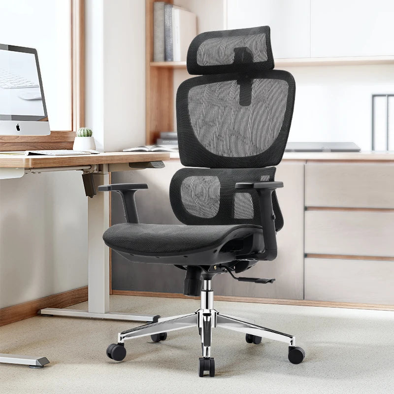China Ergonomic Black Ergonomic High Back Mesh Office Chair Modern Revolving Work Office Chair for Guest