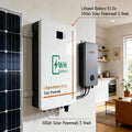 Wall-mounted Prismatic Lifepo4 24V 48V 51.2V 100Ah/200Ah Lithium Metal Power Ion Battery Pack Home Solar Storage Battery