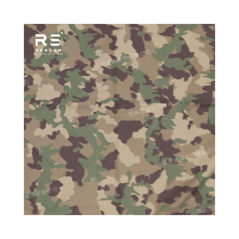 NC5050 Ripstop Camouflage TAZ 16 Swiss Printed Tactical Nylon Cotton Camouflage Tactical Fabric