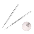Boasta Clay Texture Needle Tool Set for Jewelry Carving Seven-prong & Detail Needle with Acrylic Plates and Mud Roller Kit