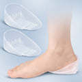 Melenlt Self-Adhesive Half Insoles with Anti-Slip Gel Silicone Heel Cushions for Sandals Shoes and Footcare