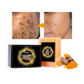 100% Natural Herbal Whitening Turmeric Soap Handmade for Adults Body and Face Care Brightening Slimming Antiseptic Features