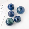Wholesale Natural Stone Blue Green Fluorite Crystal Sphere Ball Ornament Home Decoration