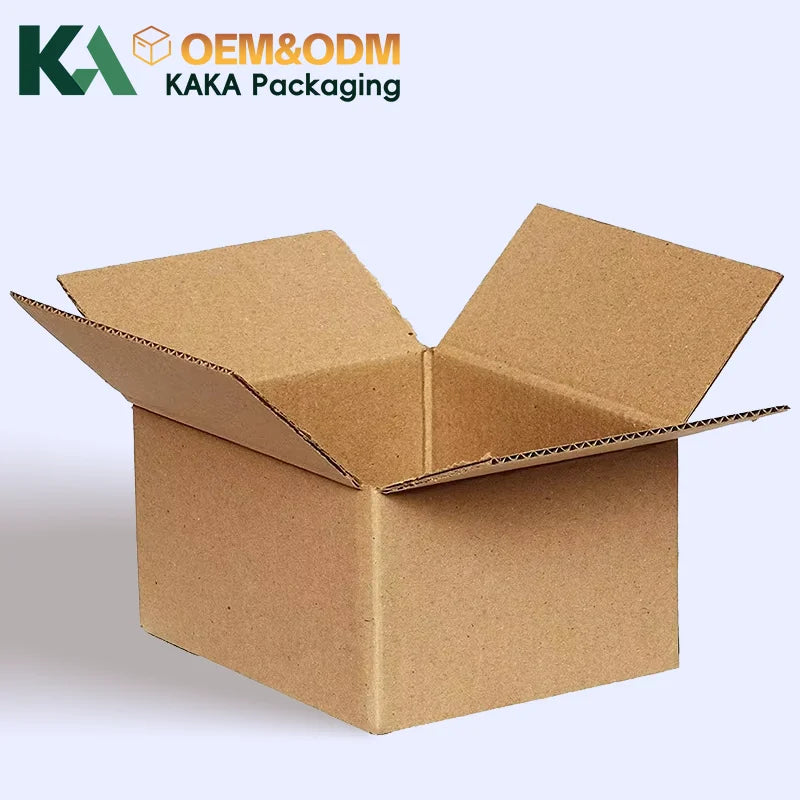 2026 OEM KK Custom LOGO Printed Foldable for Clothing Packaging Kraft Paper Cardboard Mailer Shipping Gift Packing Mailing Boxes